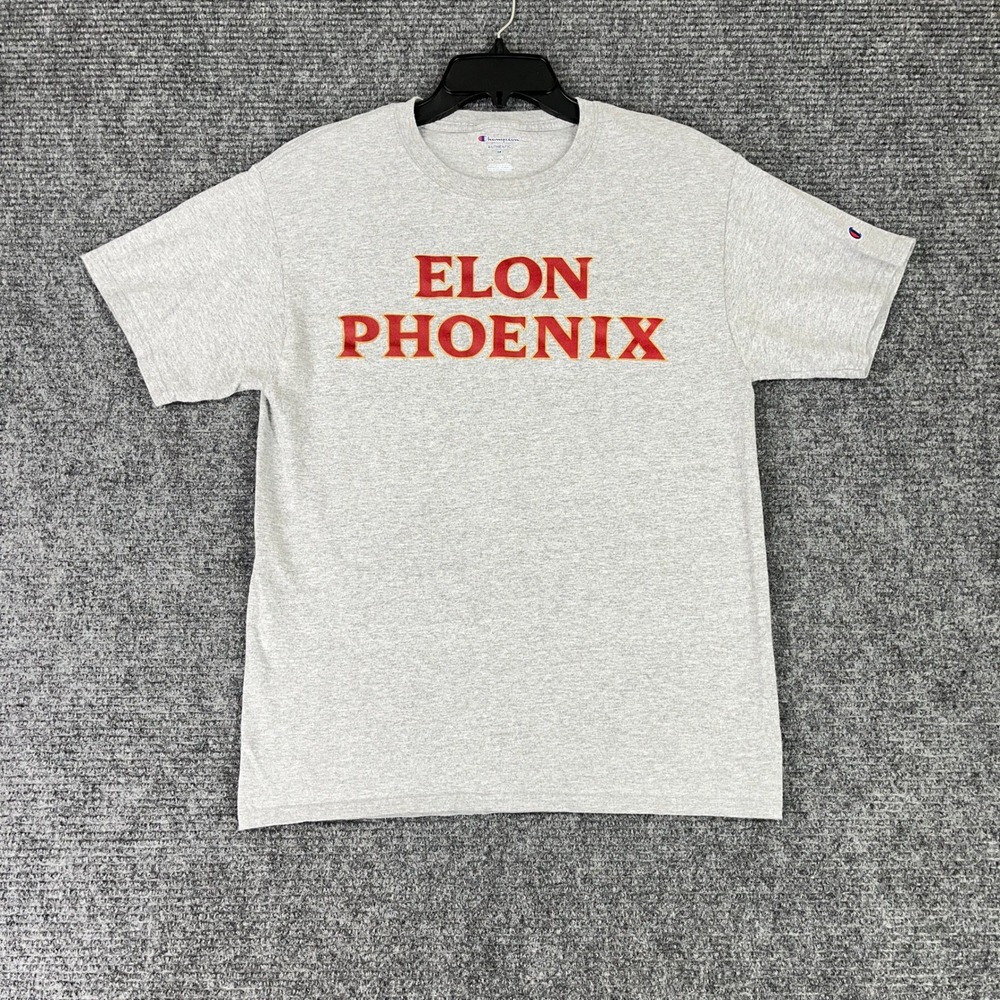 Elon Phoenix University Champion T-Shirt‎ Mens M Short Sleeve Collegiate - Picture 3 of 8